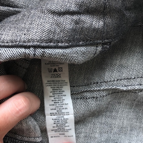 French Connection - Silver Washed Denim Jeans - 6 - Picture 7 of 8
